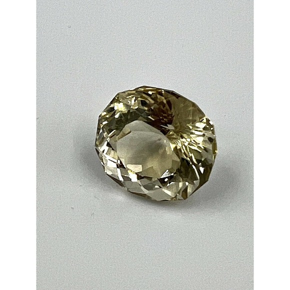 31Ct Natural Citrine Oval Persian Cut Lemon Color Loos Gemstone - Picture 7 of 11